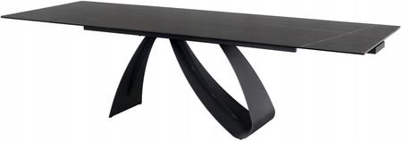 Stół rozkładany Diuna 160(240)x90 czarny marmur