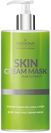 Farmona Professional Skin Cream Mask Pear Extract Kremo-Maska Do Ciała I Stóp 500 ml