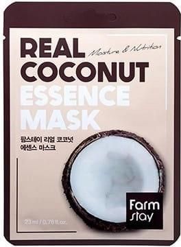 Farmstay Real Coconut Essence Mask Nawilżająca Maseczka W Płachcie Z Ekstraktem Kokosa 23ml