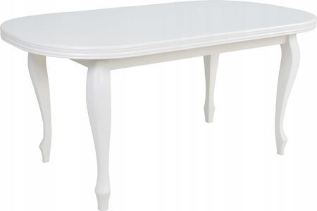 Biały stół 80x140/180 cm Glamour blat fornir