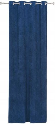 Zasłona Sztruks ciemnoniebieska 140 x 260 cm na