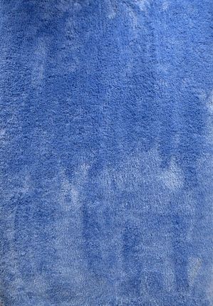 Błękitny Pluszowy Dywan Velvet Puchaty 80x150