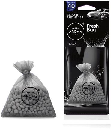 Amio Odświeżacz Powietrza Aroma Fresh Bag Black New Ceramic Amia10076