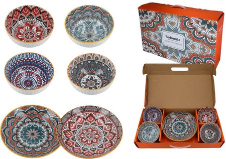 Hanipol Komplet 4 Miseczek + 2 Talerze (8463215)