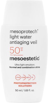 Mesoestetic Mesoprotech Light Water Antiaging Veil Spf 50+ Ultralekki Fluid 50ml