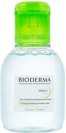 Bioderma Sebium H2O Płyn Micelarny Do Oczyszczania Twarzy I Demakijażu Skóra Tłusta Miesza 100ml