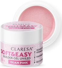 Zdjęcie Claresa Builder Gel Uv/Led Soft&Easy Żel Budujący Glam Pink 90G - Puławy