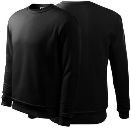 Bluza czarna męska/dziecięca z logo na sercu nadrukiem logo firmy 300g 406 kolor 01 bluza podstawowa