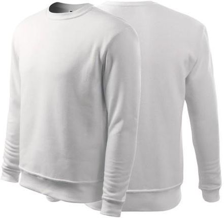 Bluza biała męska/dziecięca z logo na sercu nadrukiem logo firmy 300g 406 kolor 00 bluza podstawowa