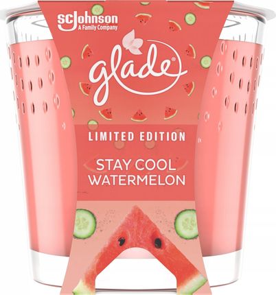 Glade Stay Cool Watermelon Świeca Zapachowa