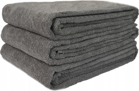 Duży Ręcznik 90X220Cm Do Sauny Masażu Dark Grey