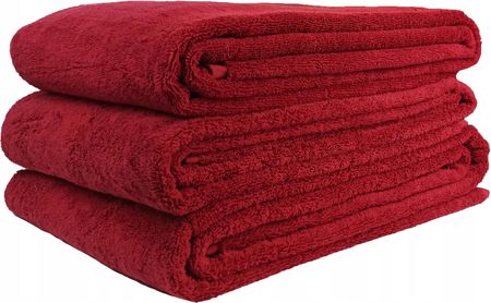 Gruby Ręcznik Mrtowel 100X180 630G/M2 Czerwony