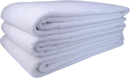 Duży Ręcznik 90X220Cm Do Sauny Spa Masażu Biały