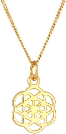 Nenalina Naszyjnik Damy Symbol Kwiat Życia Ornament W 925 Srebrny Złoty Pozłacany Naszyjniki