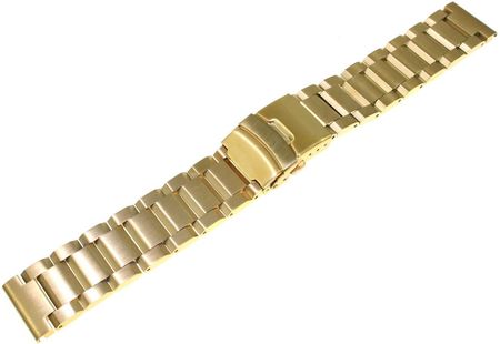 Jordan Kerr Bransoleta stalowa do zegarka 24 mm SG001.24 złota masywna