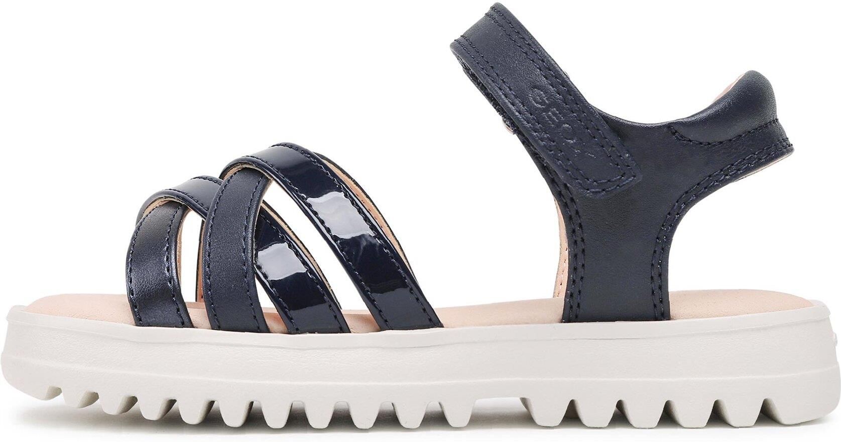 Sandali Geox Coralie Per Bambine - Effetto Pelle Perlata Con Glitter, Comodi E Traspiranti - Foto 8