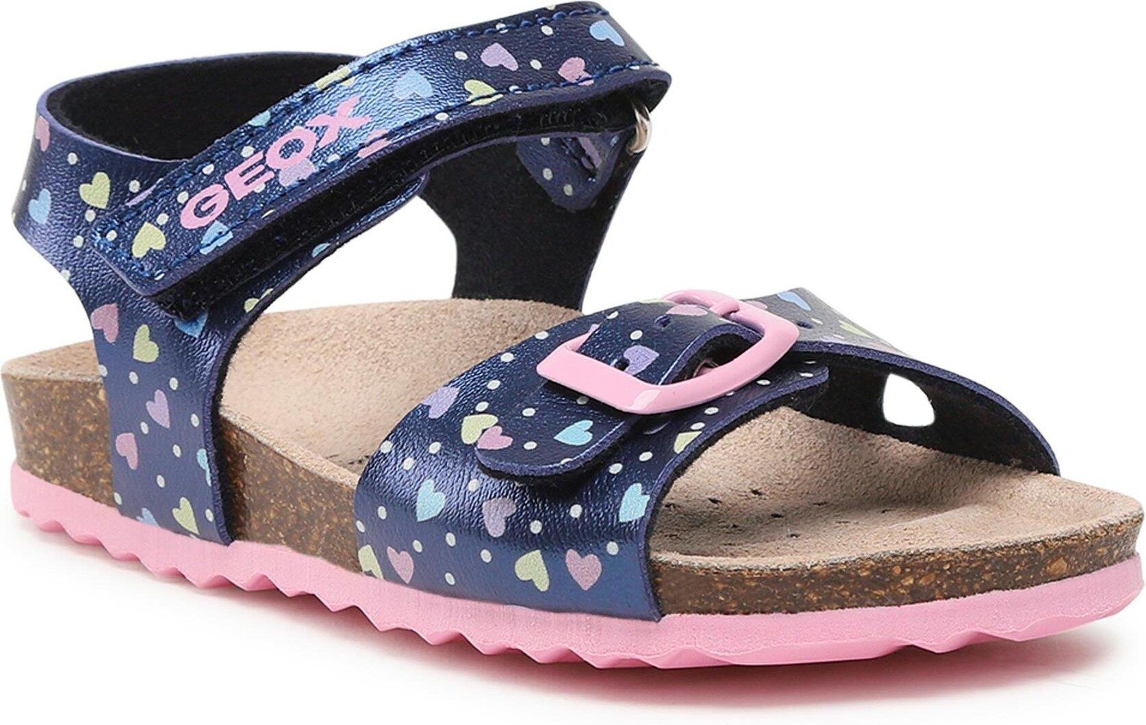 Geox Sandały B Sandal Chalki Girl B922RA000NFC0694 S Kolorowy - Ceny I ...