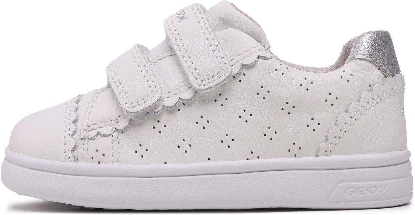Sneakers Geox J Djrock Girl J354ME054ASC1ZH8 S White/Rose Gold