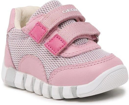 Geox B Iupidoo Girl A - Scarpe Da Ginnastica Per Bimba, Tacco Piatto, Chiusura A Velcro - Foto 7