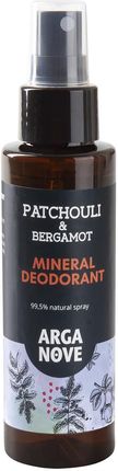 Arganove Dezodorant Mineralny Patchouli Bergamotka Z Olejem Arganowym 100 ml