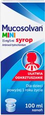 Zdjęcie Mucosolvan Mini Syrop dla dzieci 15mg/5ml 100 ml - Czersk