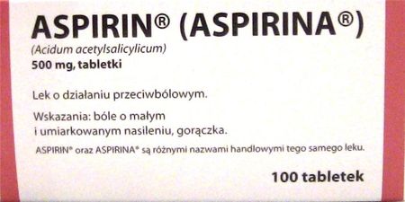 Aspirin 500 Mg 100 Tabl.