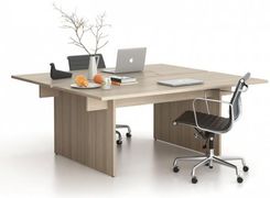 B2B Partner Stół Double Solid 1800x1650x743 Mm Naturalny Dąb