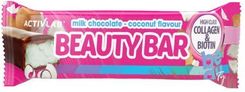 Zdjęcie BEAUTY BAR Baton czekoladowo-kokosowy z kolagenem i biotyną Activlab Pharma, 50g - Brwinów