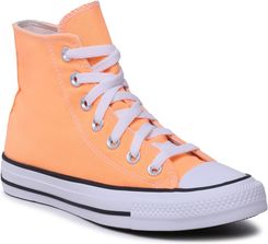 Converse Trampki Ctas Hi A04392C Pomarańczowy