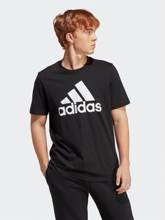 adidas T-Shirt Essentials Single Jersey Big Logo T-Shirt IC9347 Czarny Regular Fit