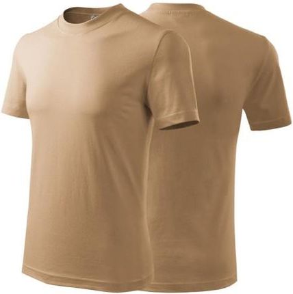 Koszulka piaskowa z krótkim rękawem z logo na sercu unisex z nadrukiem logo firmy 200g HEAVY110 kolor 08 koszulka krótki rękaw