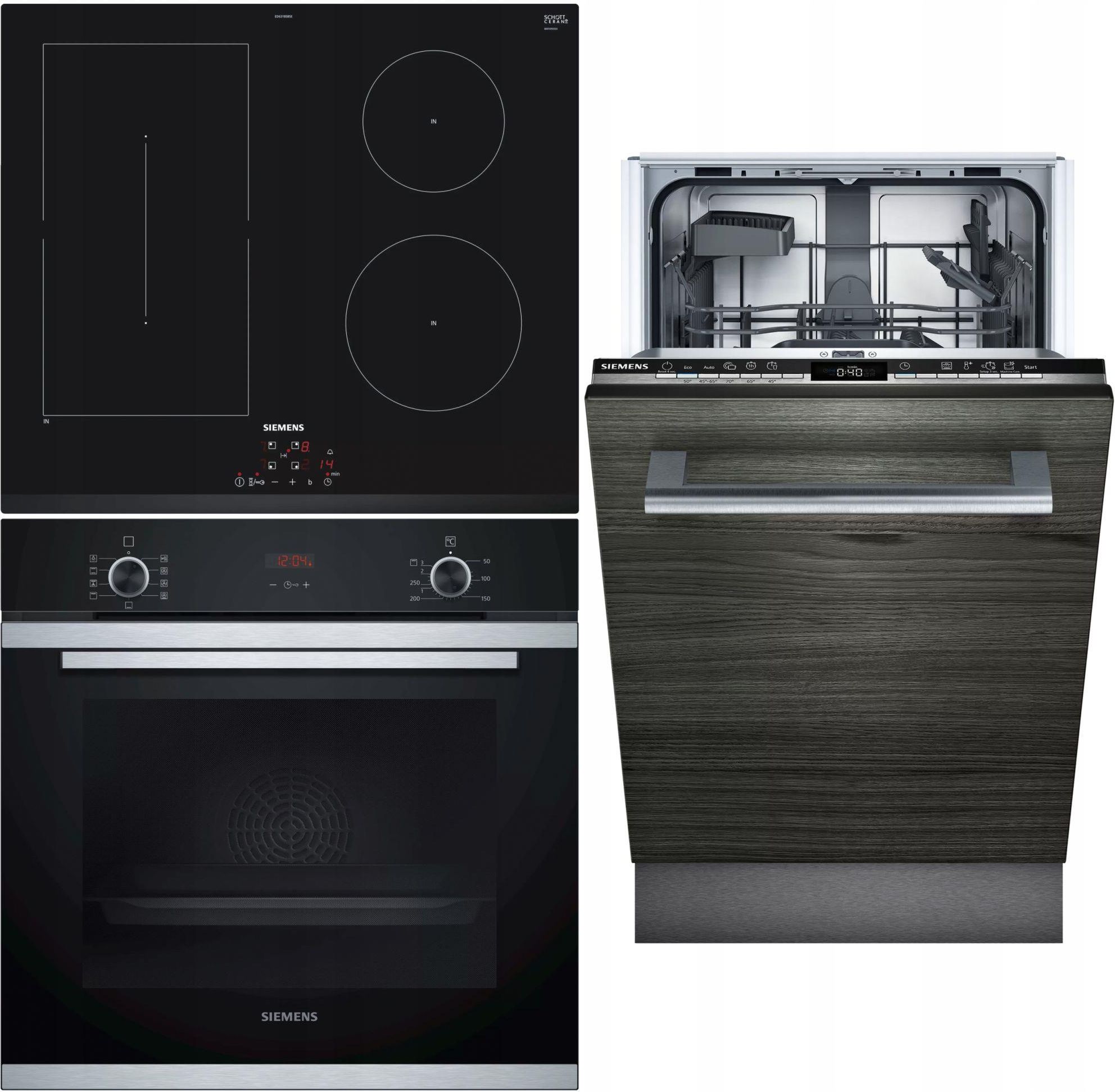 Zestaw AGD Siemens HB234A0S0 + SP63HX64KE + ED631BSB5E - Opinie i ceny ...