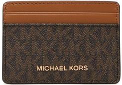 MICHAEL Michael Kors Etui na karty kredytowe Jet Set 34F1GJ6D0B Brązowy