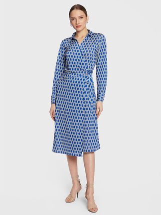 Replay Sukienka codzienna W9023.000.73923 Niebieski Regular Fit