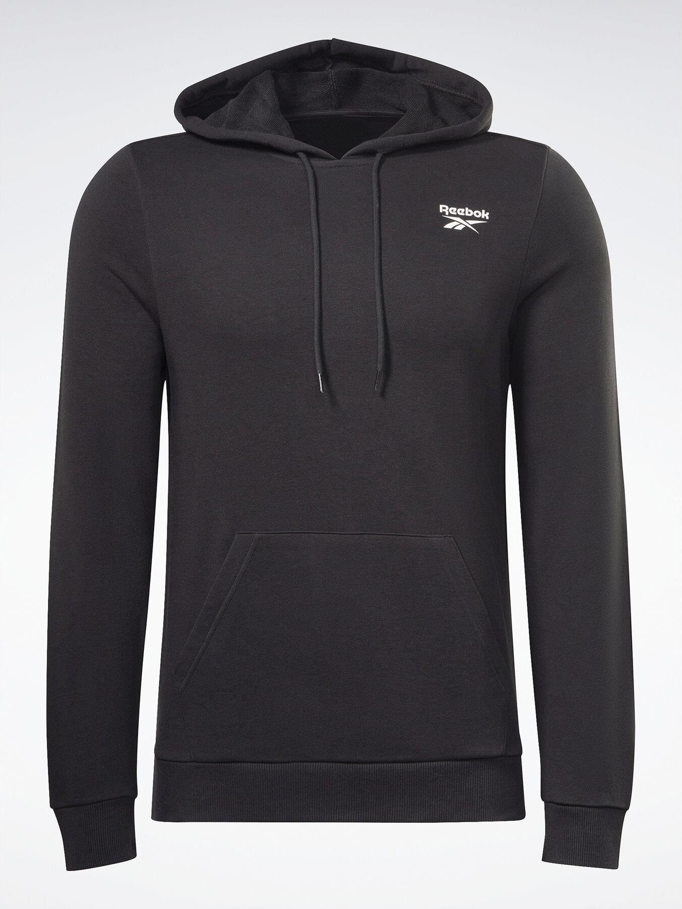 Reebok Bluza Identity Logo HA9273 Czarny Regular Fit - Ceny