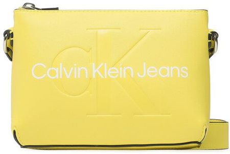 Calvin Klein Jeans Torebka Sculpted Camera Pouch21 Mono K60K610681 Żółty
