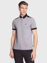 Armani Exchange Polo 8NZF76 Z8M5Z 1200 Szary Regular Fit