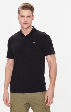 Napapijri Polo Ealis NP0A4H8B Czarny Regular Fit