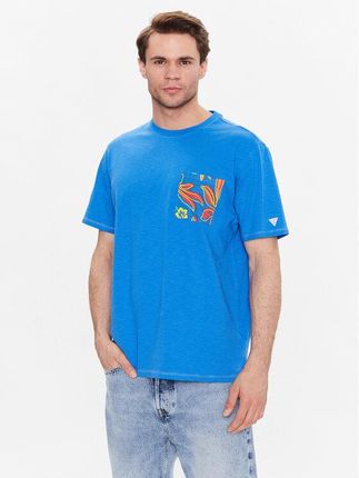Guess T-Shirt F3GI04 K6XN4 Niebieski Regular Fit