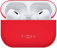 Fixed Silky Silikonowe etui ochronne do Apple AirPods 2 Czerwone (FIXSIL999RD)