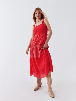 Desigual Sukienka codzienna Ely 23SWVW20 Pomarańczowy Regular Fit