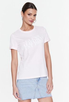 Guess T-Shirt Aurelia W3RI26 JA914 Różowy Regular Fit