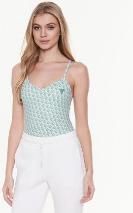 Guess Top V3GP01 MC03W Zielony Regular Fit