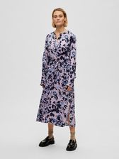 Selected Femme Sukienka codzienna Faronia 16088098 Fioletowy Loose Fit