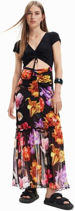 Desigual Sukienka codzienna MONSIEUR CHRISTIAN LACROIX Marsella 23SWVK36 Czarny Regular Fit