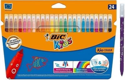Flamastry Kids Couleur 24 Kolory Bic