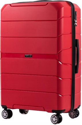 Wings PP05 Duża walizka podróżna bagaż L Red