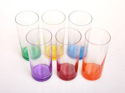 Glasmark szklanki 300ml kolorowe dna (68g2482-w300-5082-26)