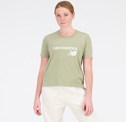 Koszulka damska New Balance WT03805OLF – zielona
