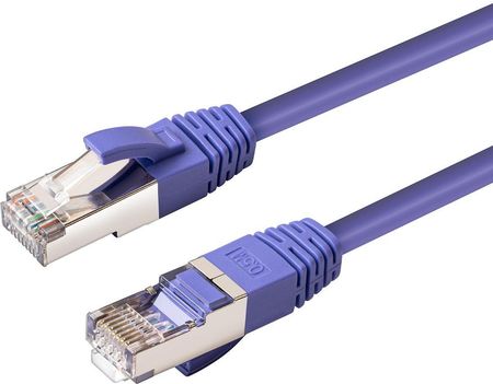 Microconnect CAT6A S/FTP 10m Fioletowy LSZH